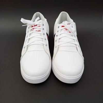 Men's Rexine Fancy Sneakers (GU-White) Kyveri