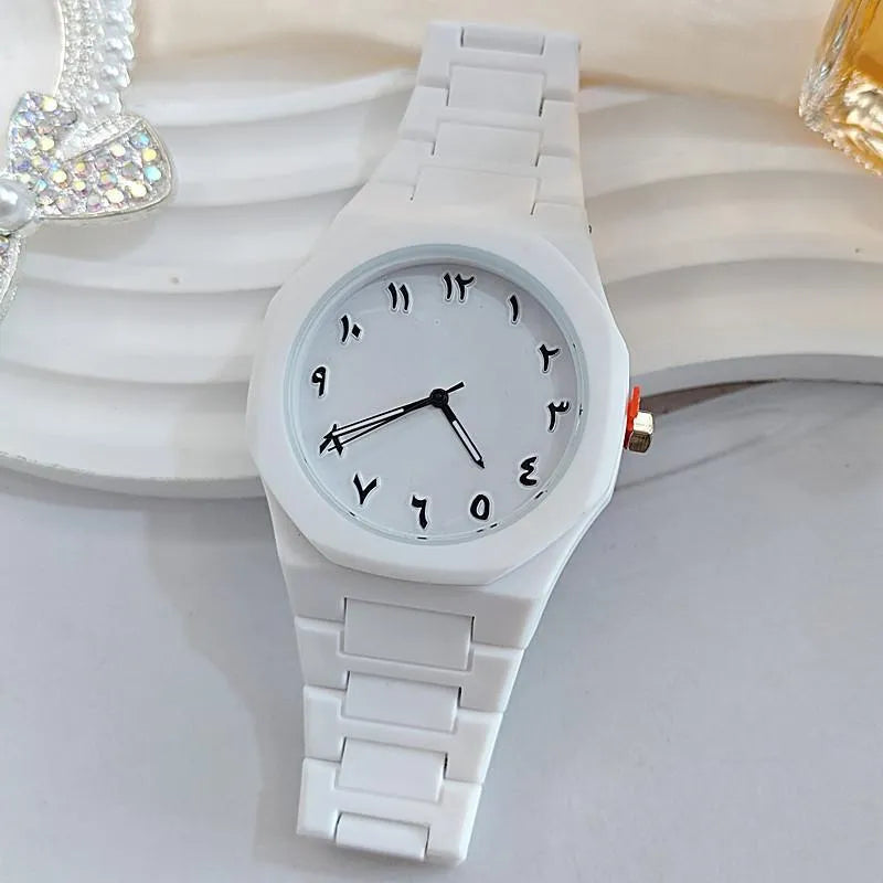 White Arabic Aura Watch Kyveri