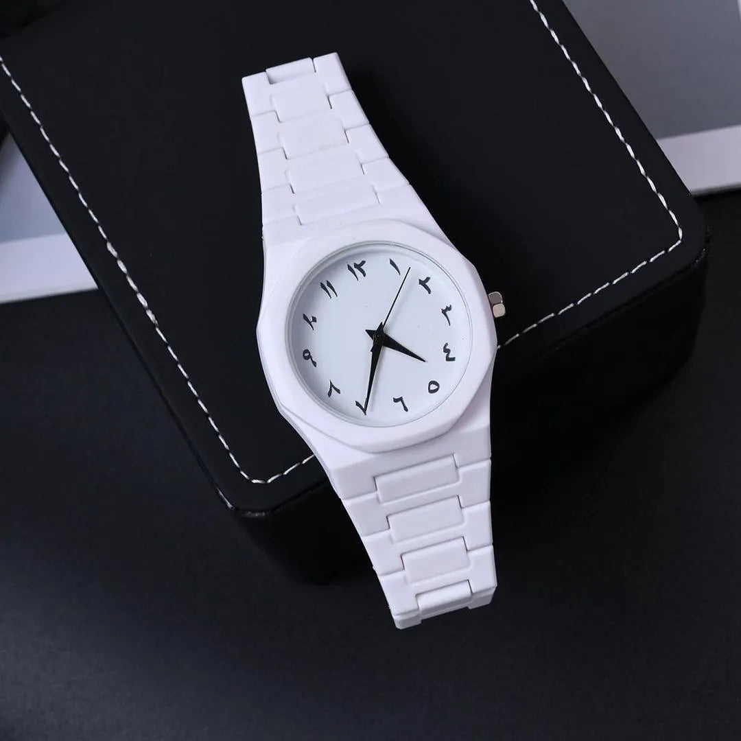 White Arabic Aura Watch Kyveri