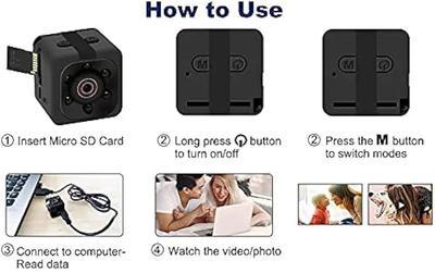 Mini Clear Vision Camera with One 32GB SD Card and USB Reader Kyveri
